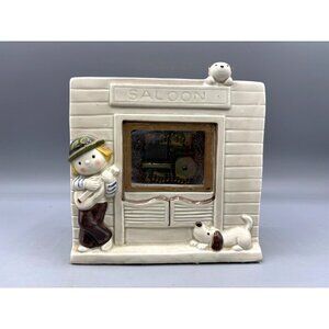 Vtg Ande Richard Ceramic Musical Saloon Figurine Japan Decor